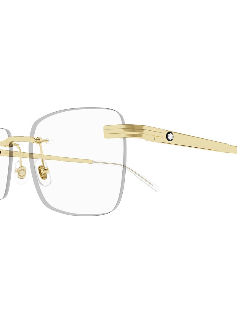 Men's Rectangle Eyeglass Frame - MB0279O 002 54 - Lens Size: 54 Mm