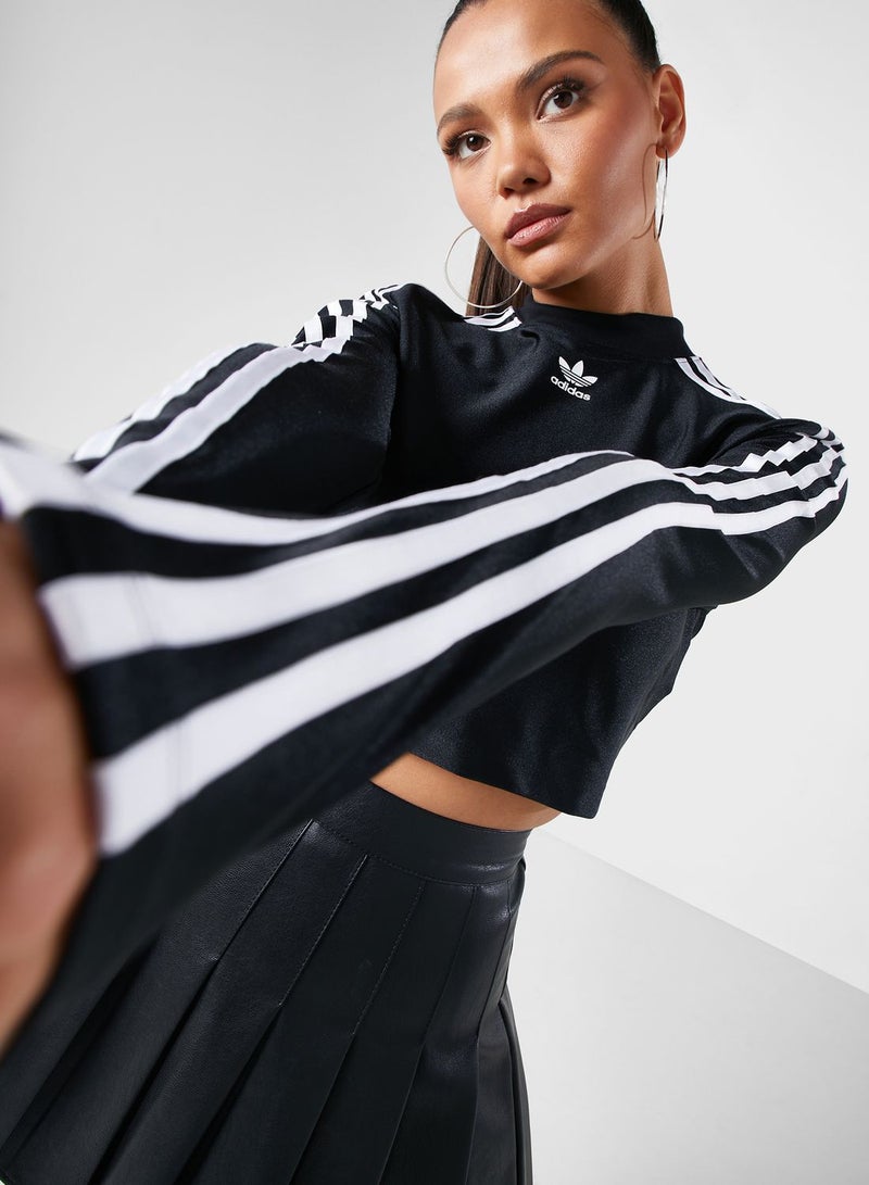 3 Stripes Cropped T-Shirt