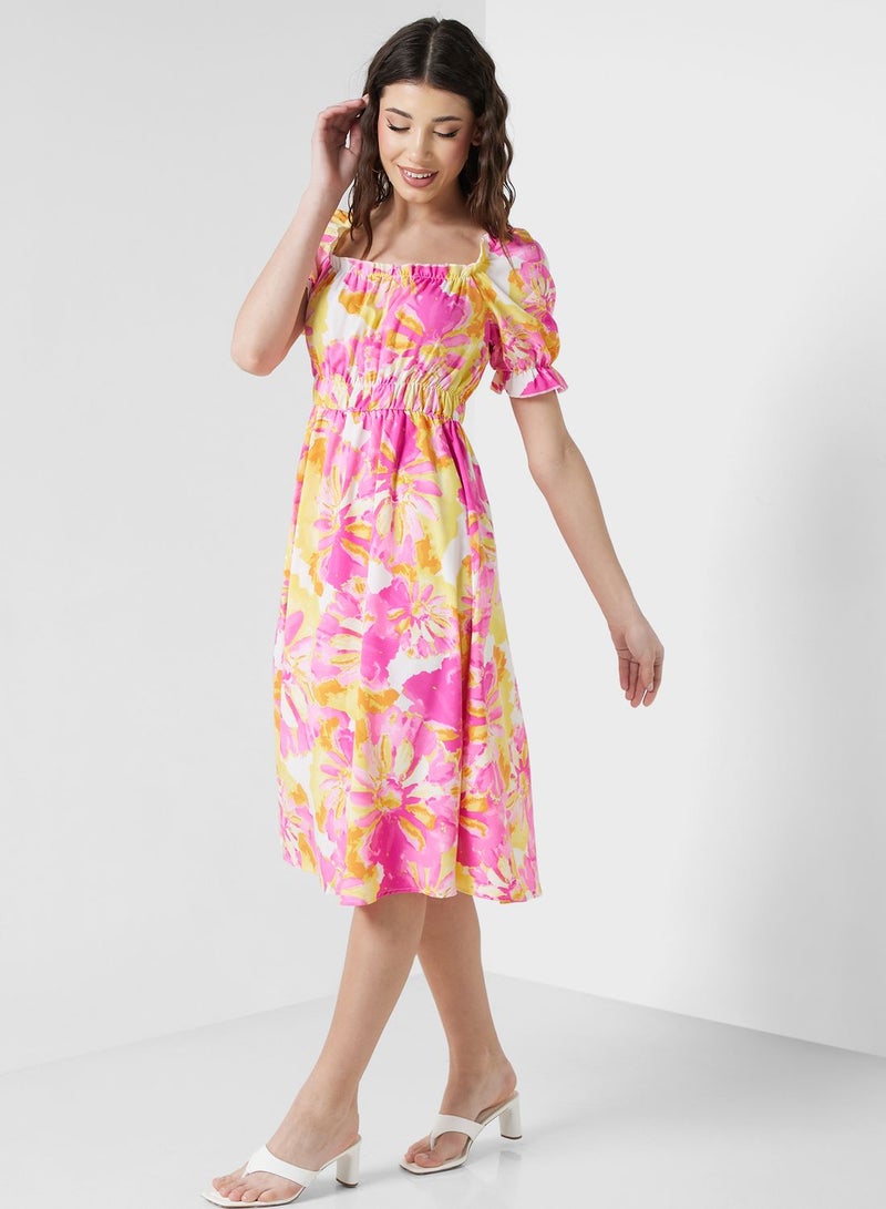 Floral Print Dress