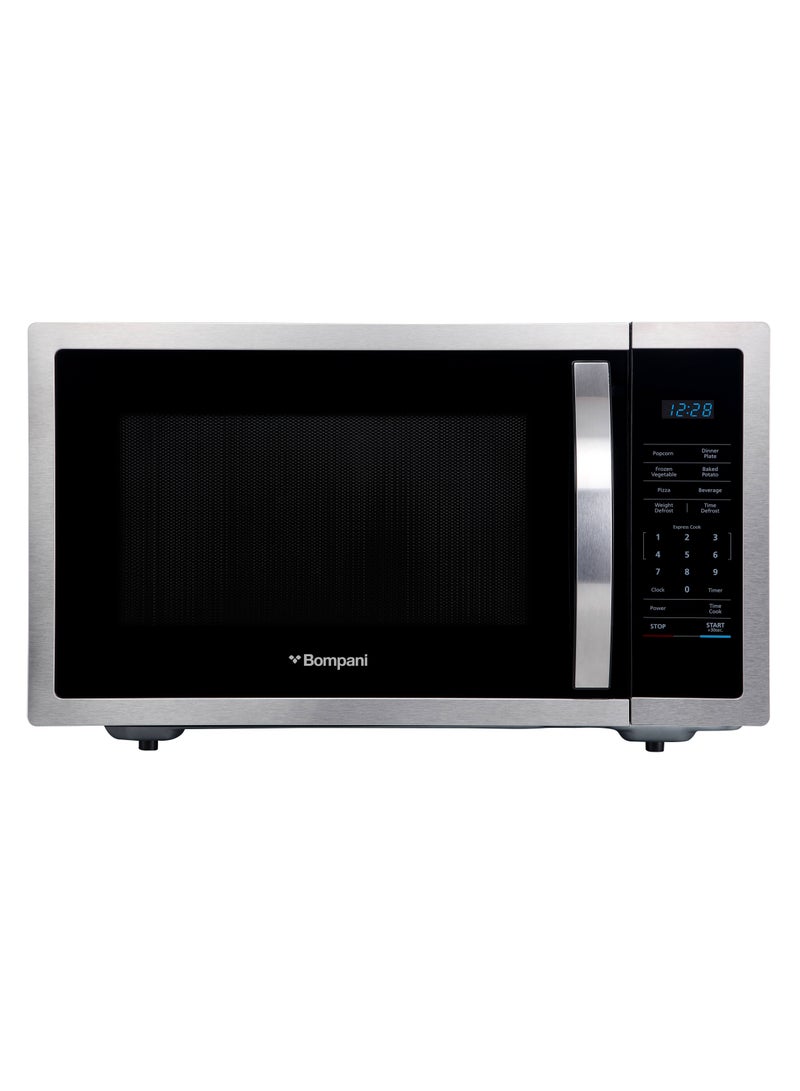 45L Microwave Oven - Stainless Steel Design With Digital Controls, Led Display, 11 Power Levels, 6 Auto Menus, 95-Min Timer, Defrost, Quick Start, Glass Turntable. 1-Year Warranty 45 L 1100 W BMO45DS Grey