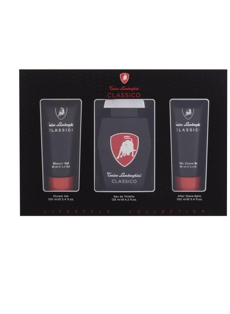 Tonino Lamborghini Classico M EDT 125 Ml+Shower Gel 100 Ml+After Shave 100 Ml Set