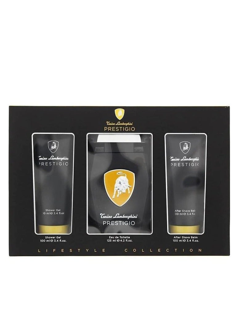 Tonino Lamborghini Prestige M EDT 125Ml+Shower Gel 100Ml+ After Shave 100Ml Set