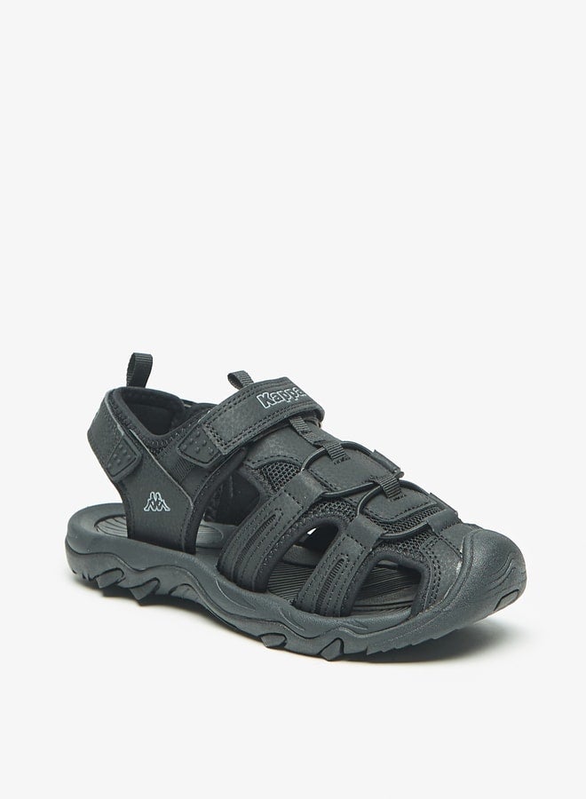 Boys' Paneled Sandals with Hook and Loop Closure