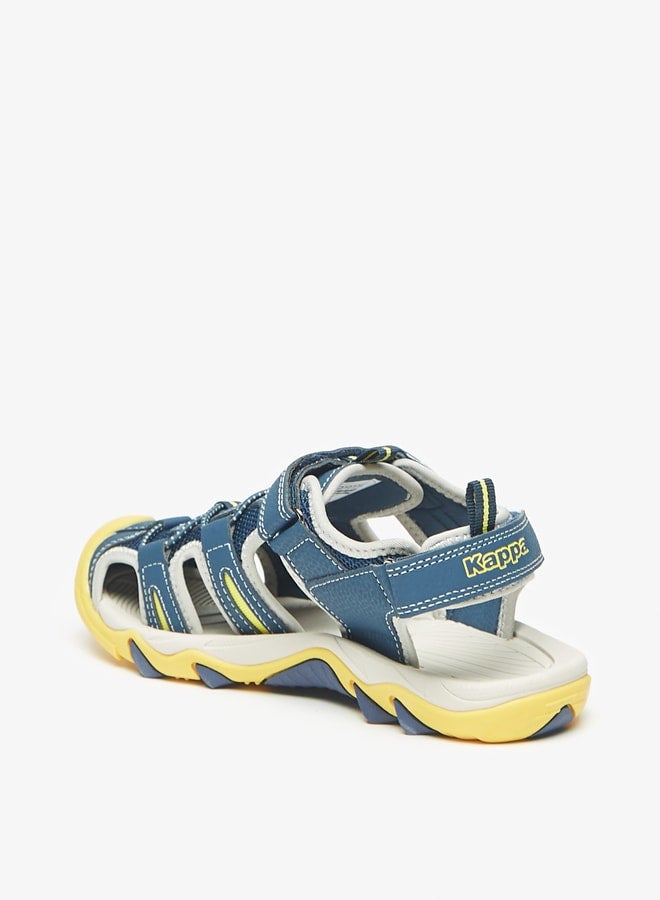 Boys' Paneled Sandals with Hook and Loop Closure