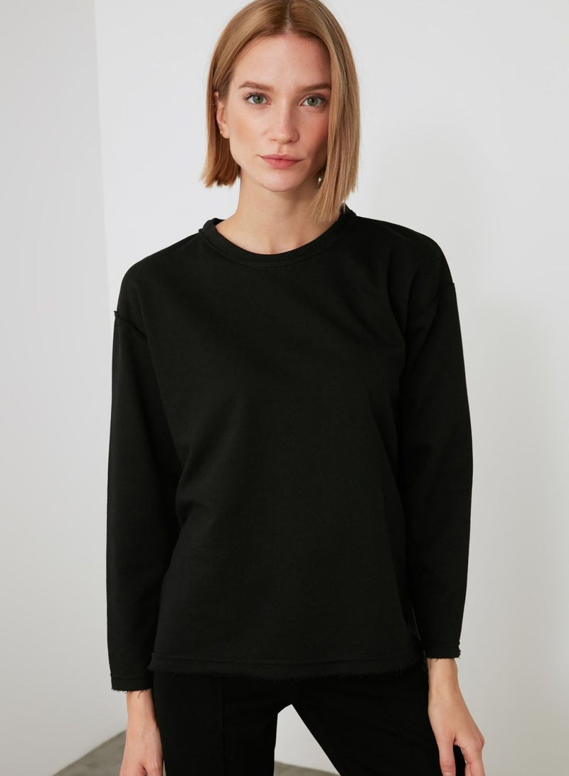 Asymmetric Knitted Top