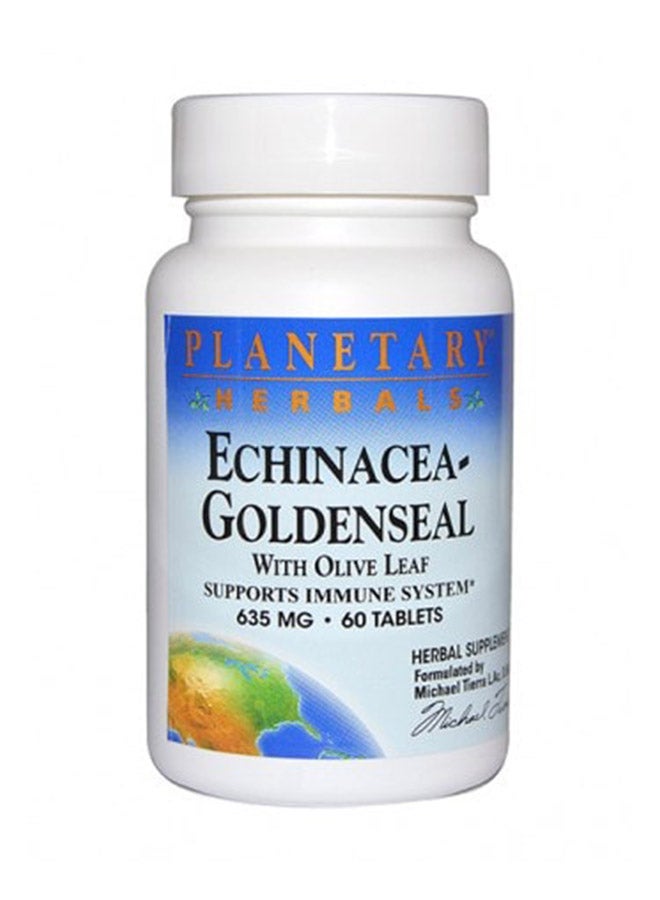 Echinacea Goldenseal With Olive Leaf 60 Tablets