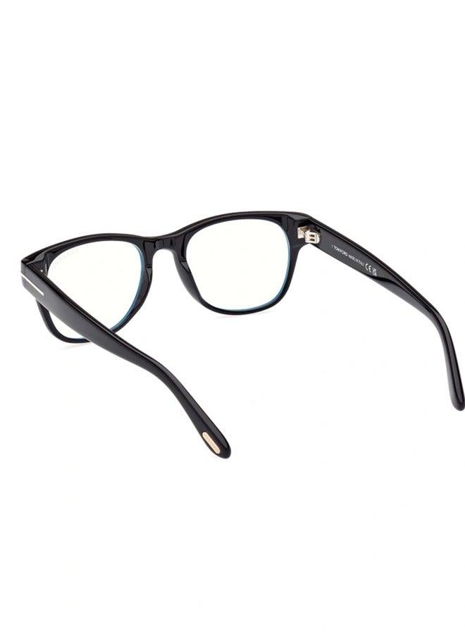 Men's Square Eyeglass Frame - TF5898B 001 52 - Lens Size: 57 Mm