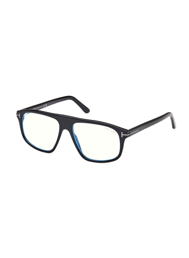 Men's Pilot Eyeglass Frame - TF5901B 001 55 - Lens Size: 55 Mm