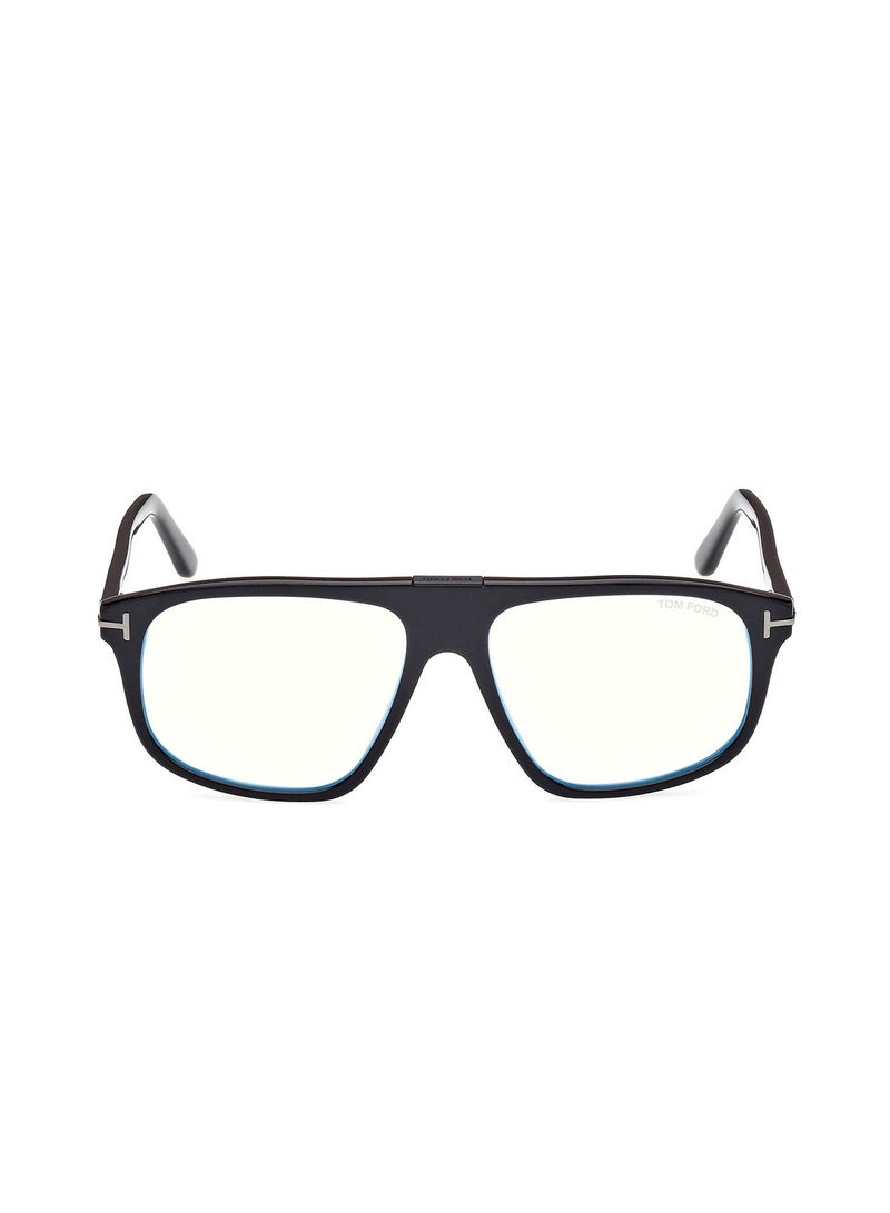 Men's Pilot Eyeglass Frame - TF5901B 001 55 - Lens Size: 55 Mm