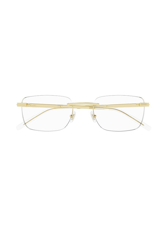Men's Rectangle Blue Light Filter Eyeglasses - MB0279O 002 54 - Lens Size: 54 Mm