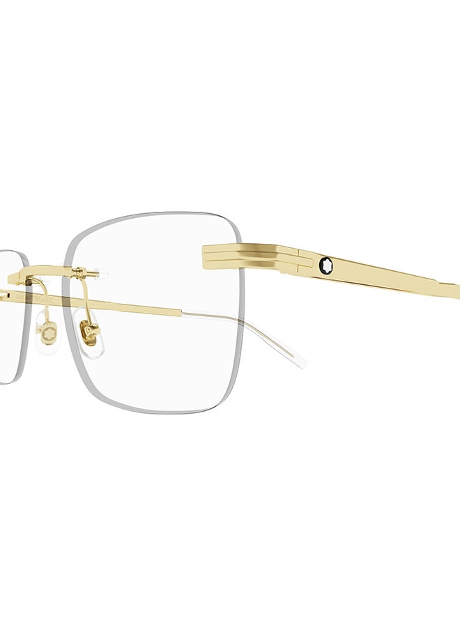 Men's Rectangle Blue Light Filter Eyeglasses - MB0279O 002 54 - Lens Size: 54 Mm