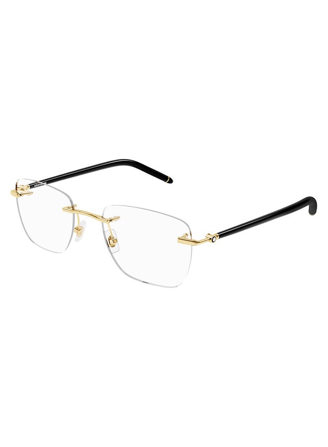 Men's Square Eyeglasses - MB0274O 001 53 - Lens Size: 53 Mm