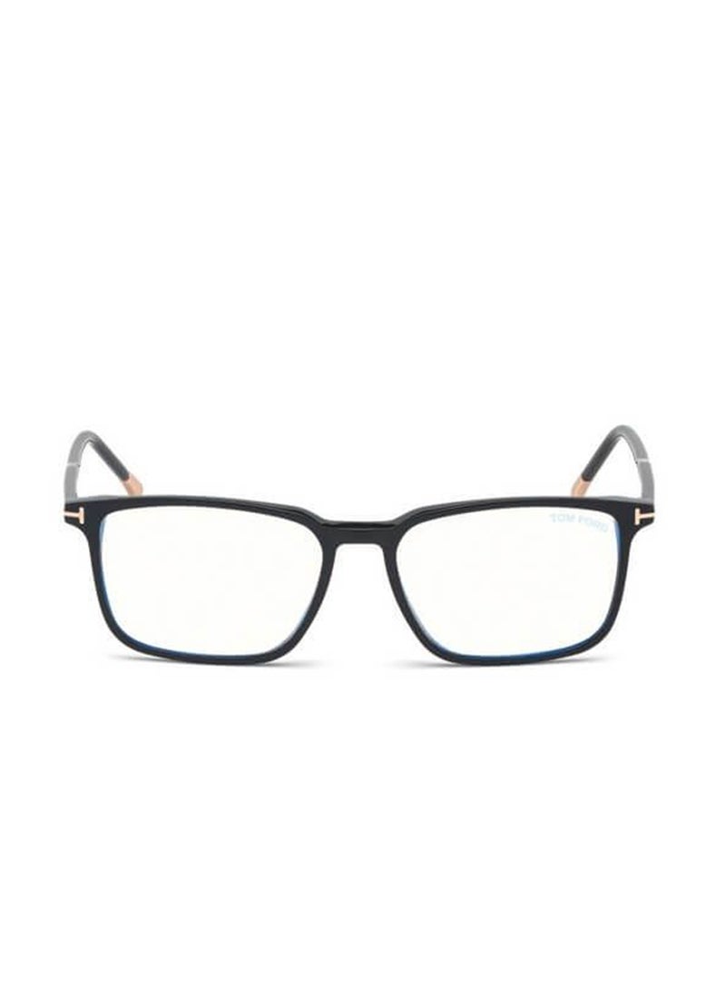 Men's Rectangle Eyeglass Frame - TF5607-B 001 53 - Lens Size: 53 Mm