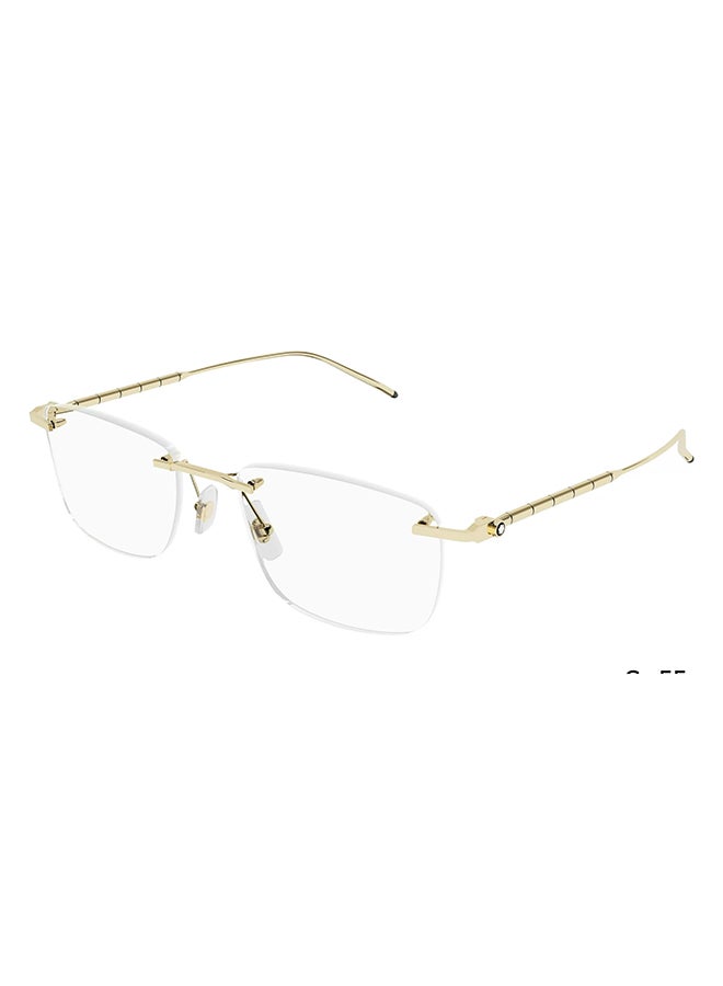 Men's Square Eyeglasses - MB0215O 001 55 - Lens Size: 55 Mm