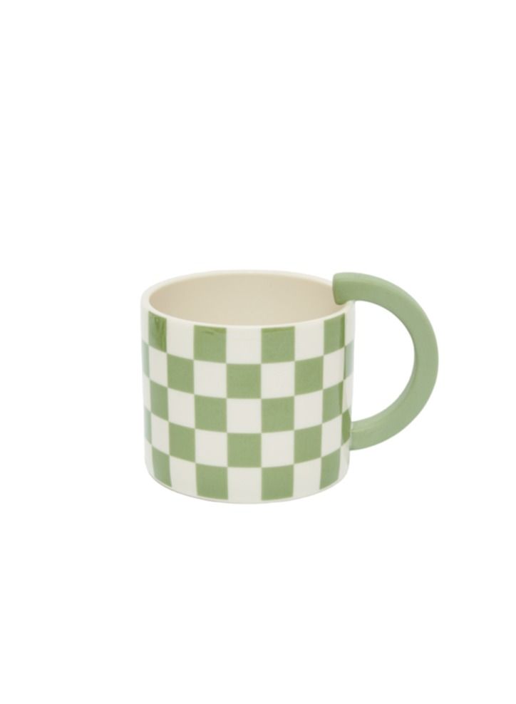 Green Racer Check Mug