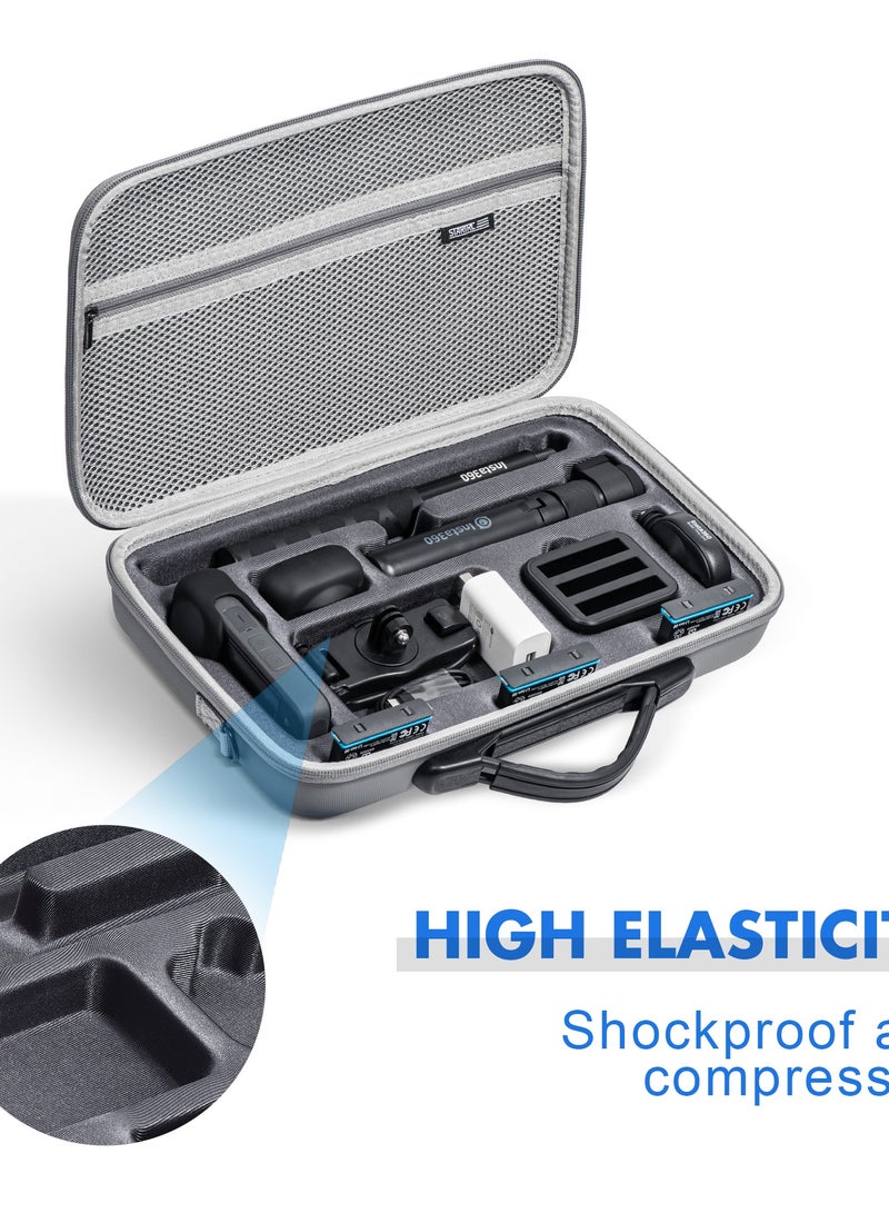 STARTRC Insta360 X3 Carry Carrying Travel Case Shoulder Storage Suitcase Single Camera Bag Pouch Hard Shell Waterproof X3 Gear