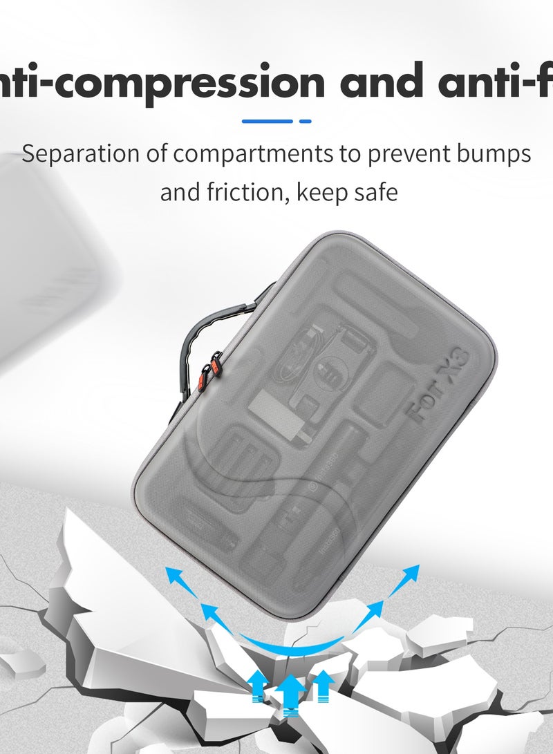 STARTRC Insta360 X3 Carry Carrying Travel Case Shoulder Storage Suitcase Single Camera Bag Pouch Hard Shell Waterproof X3 Gear