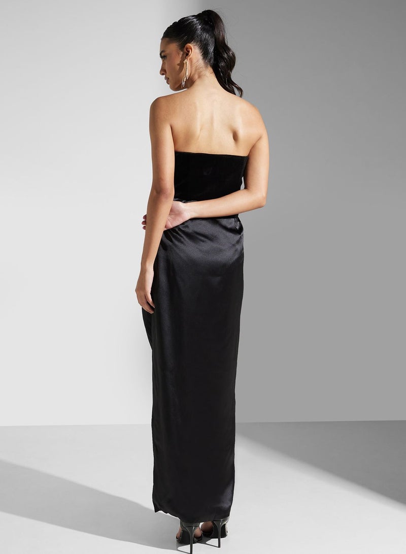 Velvet Bodice Dress