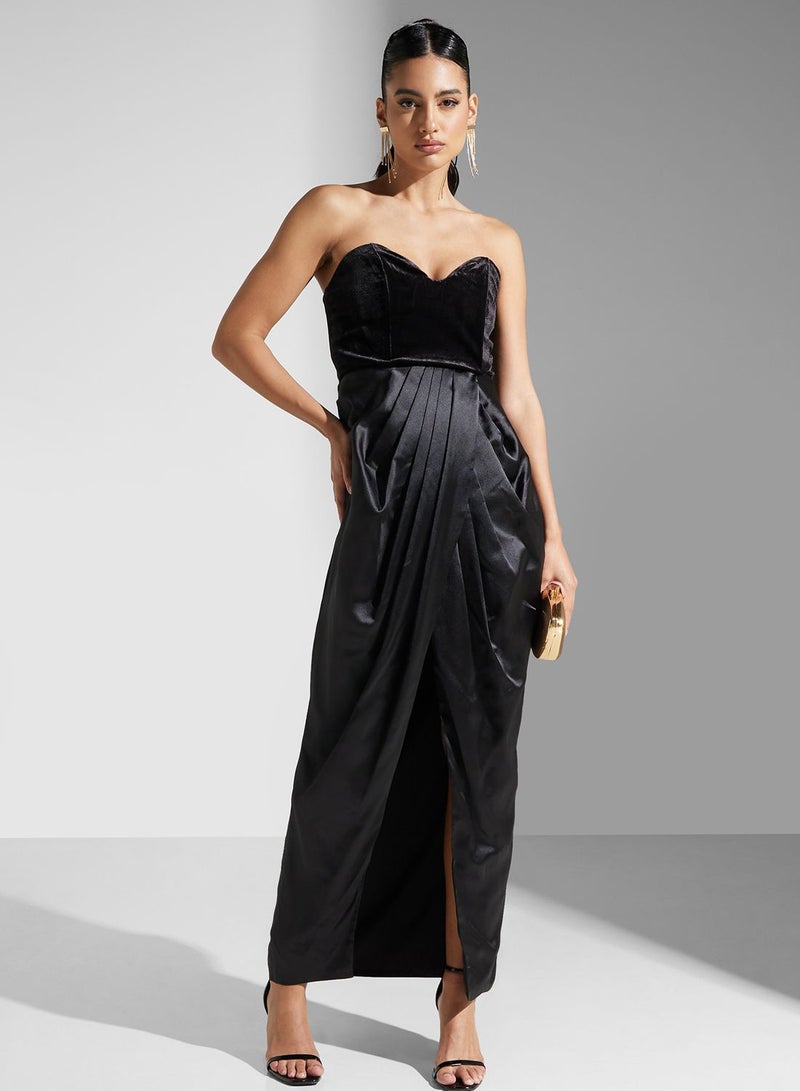 Velvet Bodice Dress