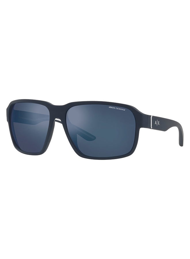 Men's Square Sunglasses - AX4131SU 818155 64 - Lens Size: 64 Mm