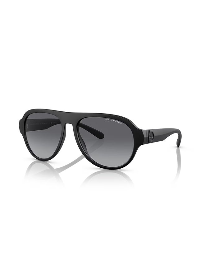 Men's Pilot Sunglasses - AX4126SU 8078T3 58 - Lens Size: 58 Mm