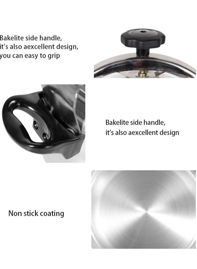 9.0/15.0/20/25/30/35/40/50 Ltr Aluminum Pressure Cooker Double Handle