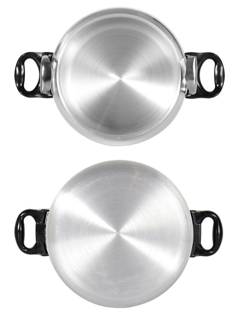 9.0/15.0/20/25/30/35/40/50 Ltr Aluminum Pressure Cooker Double Handle