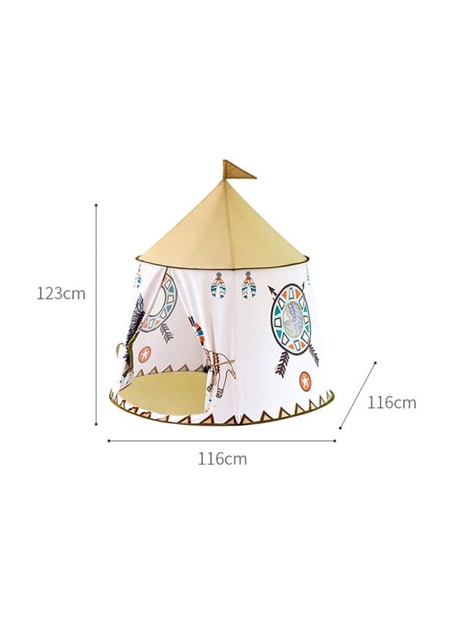 Breathable Foldable Portable Pop Up Unique Design Teepee Play House Tent 116x123cm