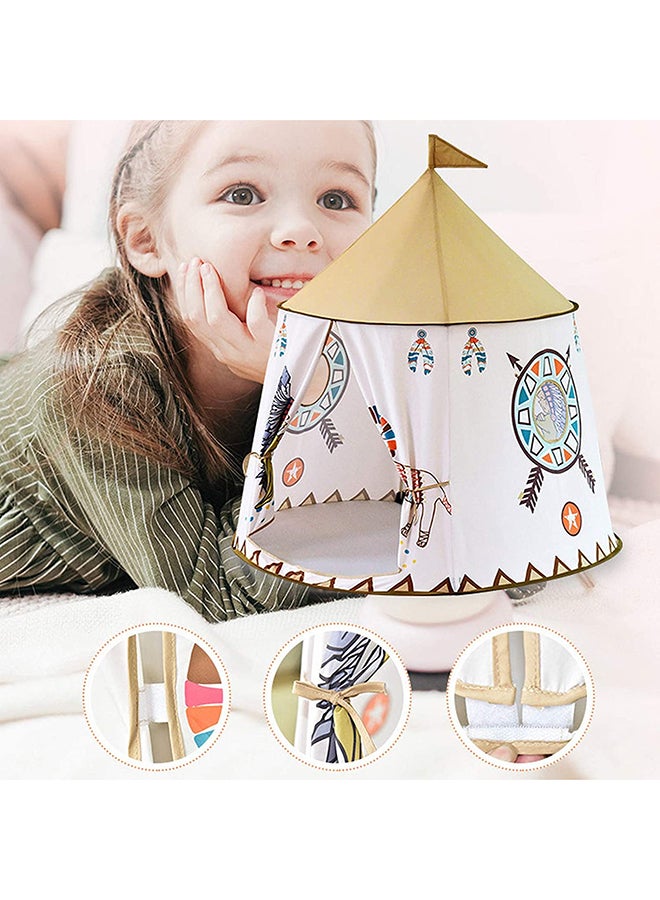 Breathable Foldable Portable Pop Up Unique Design Teepee Play House Tent 116x123cm