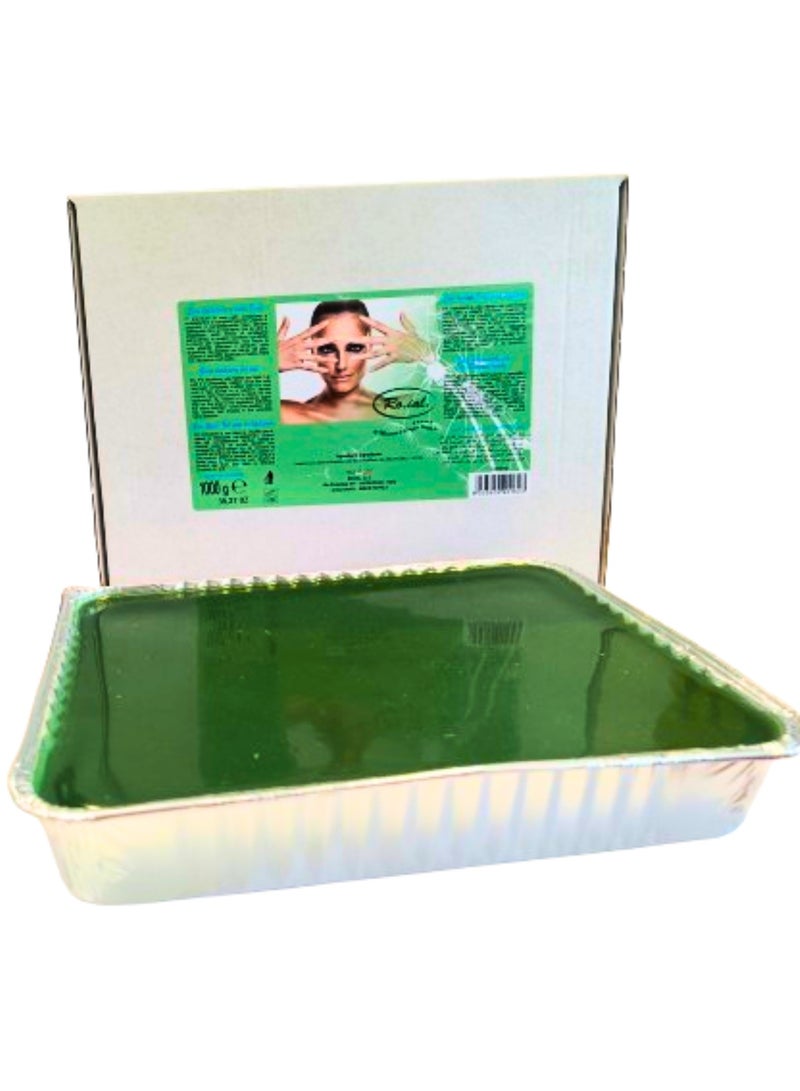 Hot Depilatory Hard Wax Green 1000g