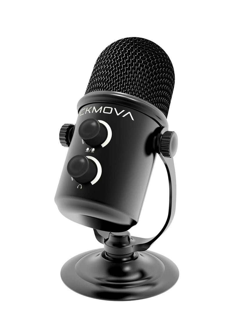 USB Condenser Microphone Type C and A with Value Control Wheel Broadcast Quality