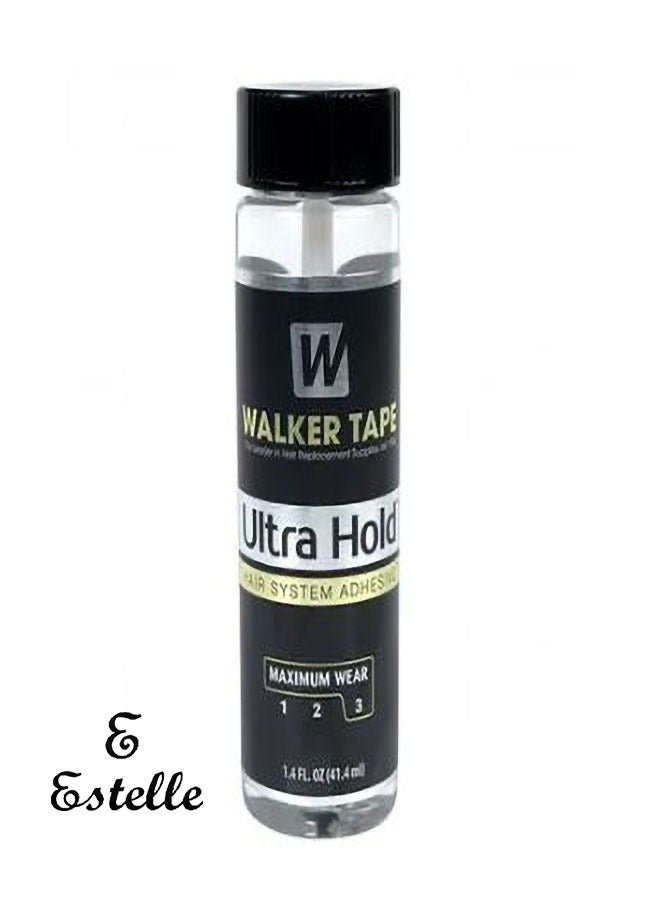 New Ultra Hold Acrylic Adhesive Brush Applicator Clear 1.4 oz