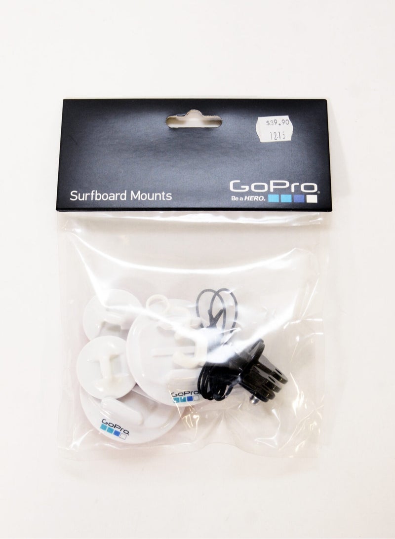 Adjustable Surfboard Mounts For All GoPro Cameras White/Black