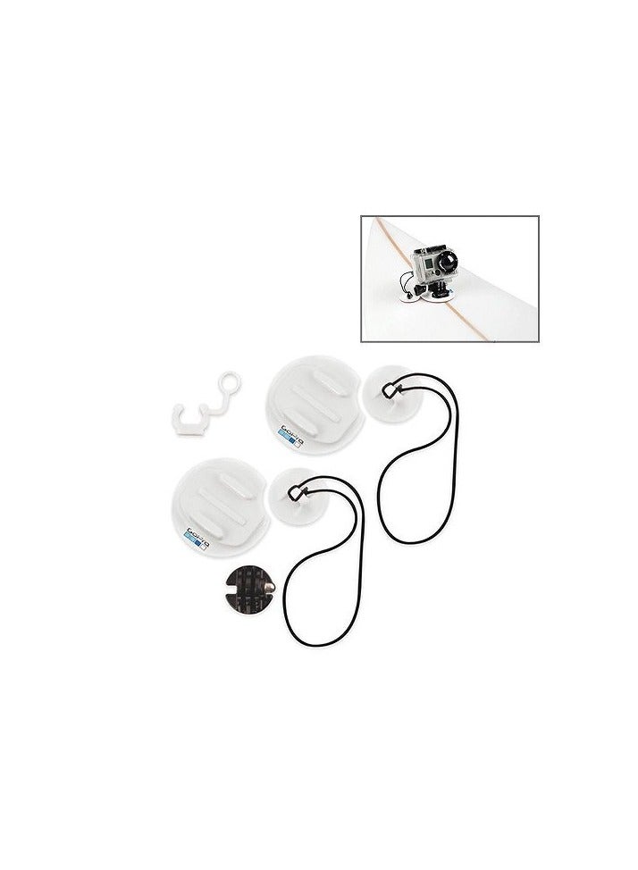 Adjustable Surfboard Mounts For All GoPro Cameras White/Black