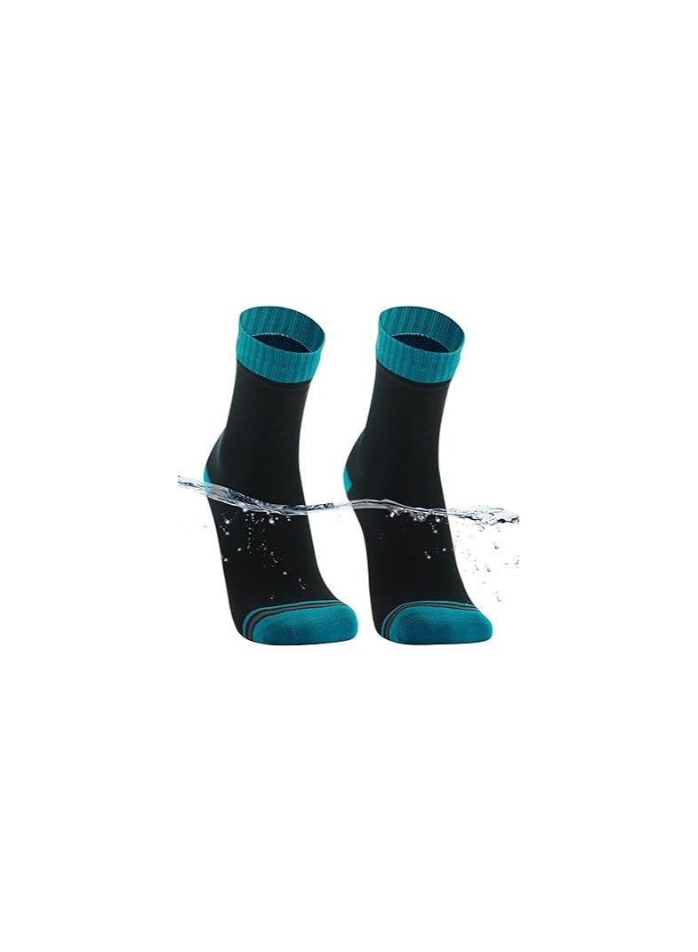 Waterproof Socks Unisex, Outdoor Hiking Wading Fishing Socks for Men Women, Waterproof Breathable Socks, Weatherproof, for Camping, Hiking, Skiing and Other Outdoor Activities(1 Pairs)(L)(41-43)