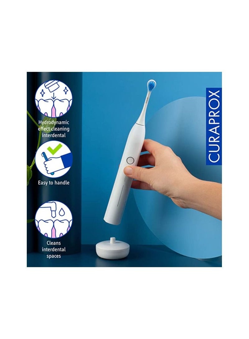 Curaprox Hydrosonic Pro Sonic Toothbrush - Curaprox Electric Toothbrush for Adults with 7 Cleaning Levels