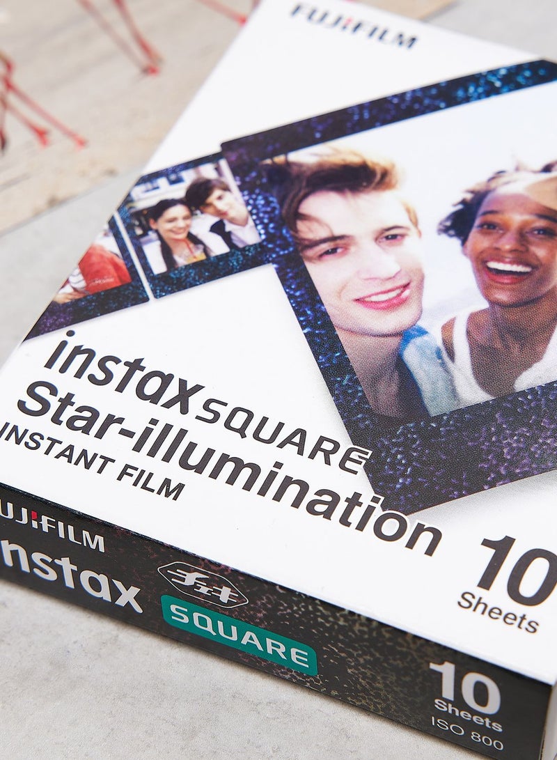 Instax Square Film, Star Illumination 10 Sheet