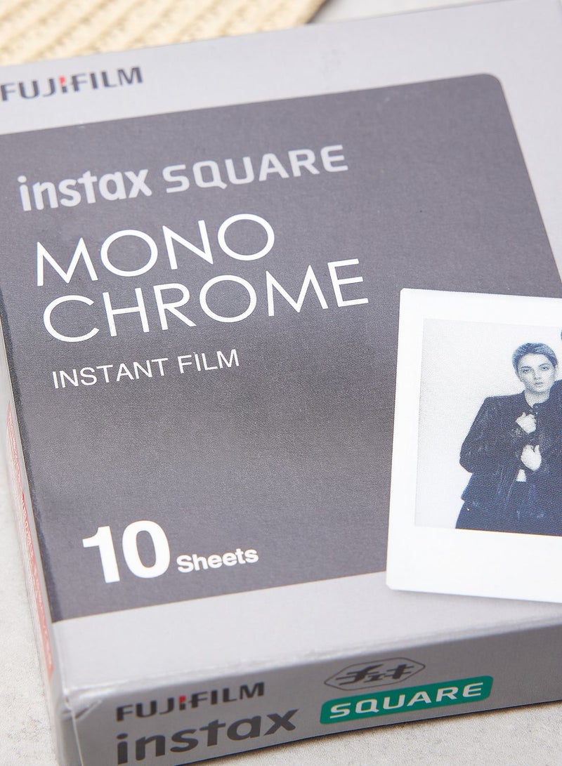 Instax Square Film Monochrome - 10 Sheets