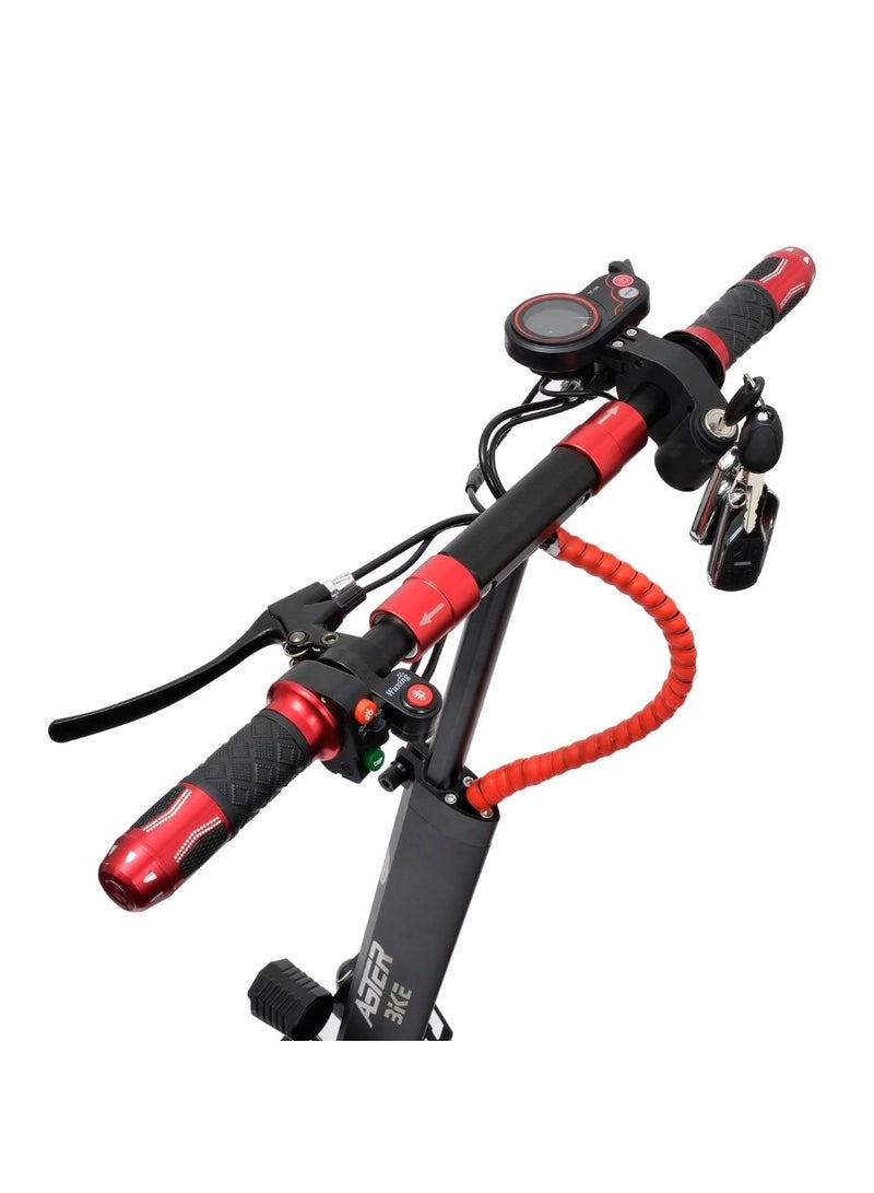E Scooter E10 Motor 2000W Full Foldable 48V 13Ah Improved 25 To 35 km Include Anti Theft RC Red