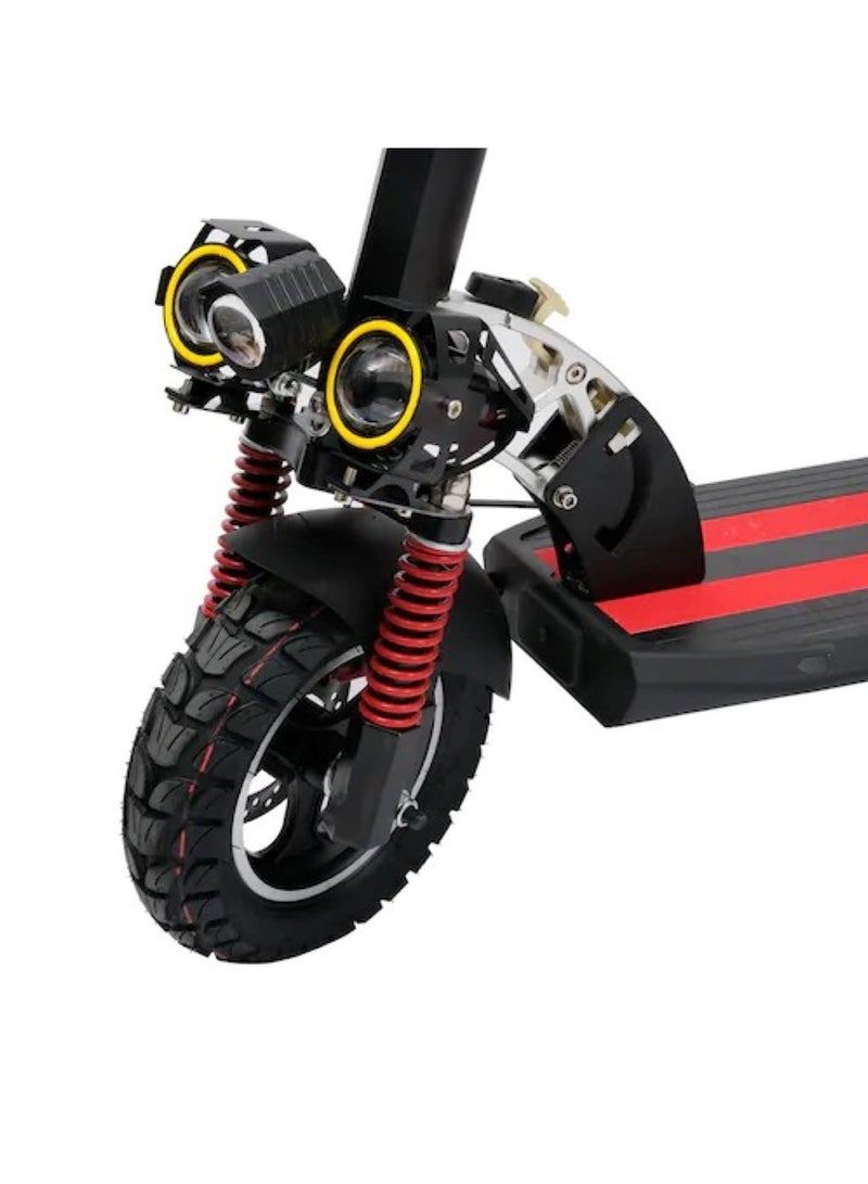 E Scooter E10 Motor 2000W Full Foldable 48V 13Ah Improved 25 To 35 km Include Anti Theft RC Red