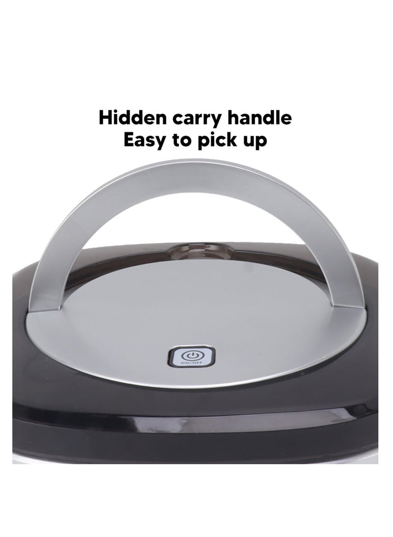 Wet Scrubbing Mopping Robot, Robot Vacuum Cleaner, Automatic Floor Mopping Robot, Mopping Robot, with Water Tank Vacuum and Mop, Suitable for a Variety of Floors, Wood Panels, Tiles (Silver)