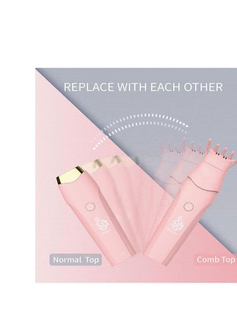 Smart Rechargeable Handheld Burner With Comb Pink