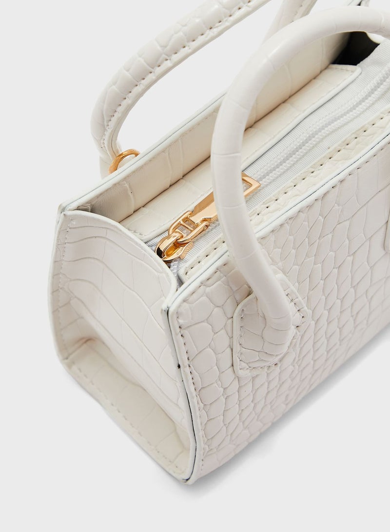 Croc Mini Tote Handbag