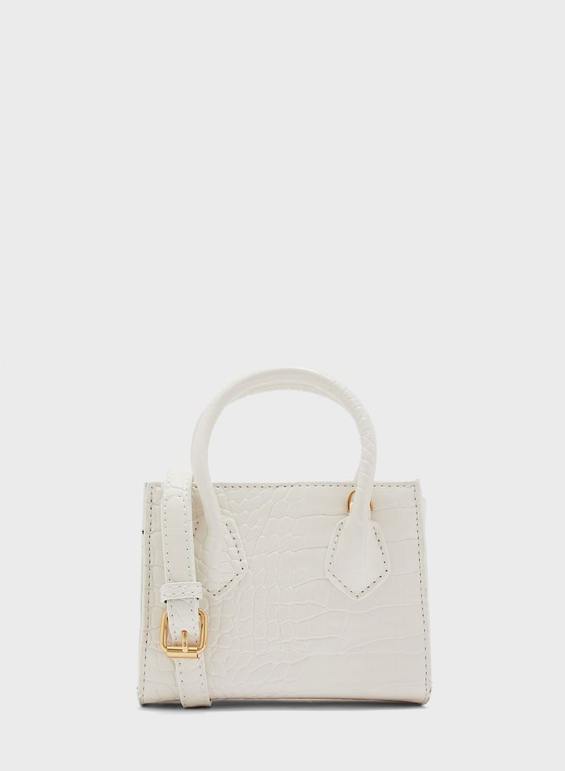 Croc Mini Tote Handbag