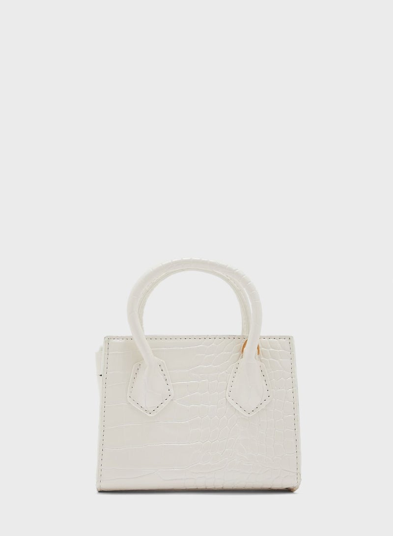 Croc Mini Tote Handbag