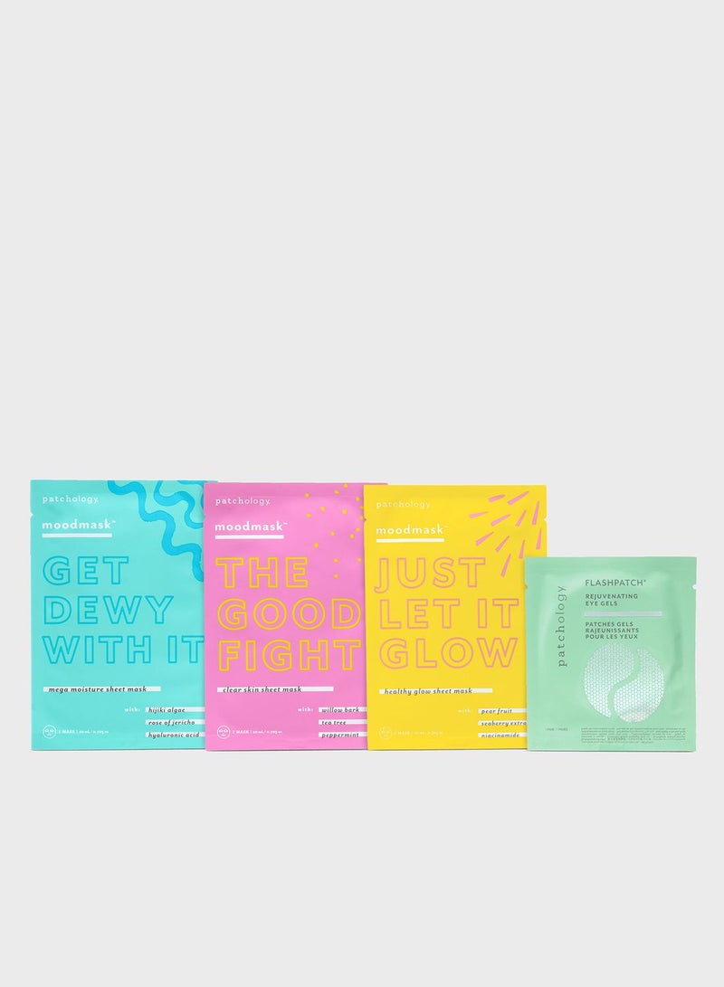 All The Feels Kit - Pack of 4 Sheet Masks