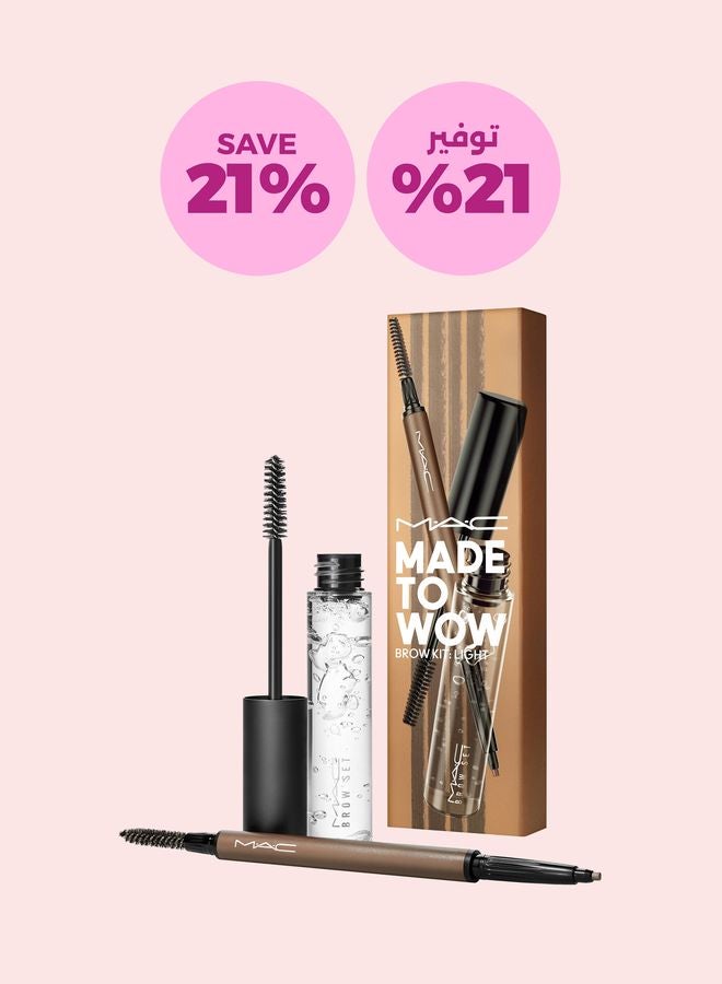 Made To Wow Brow Kit: Light, Savings 21%