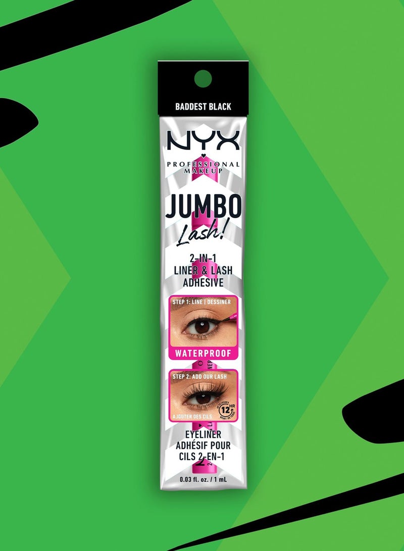 Jumbo 2 In 1 Liner N Lash Adhesive - Black