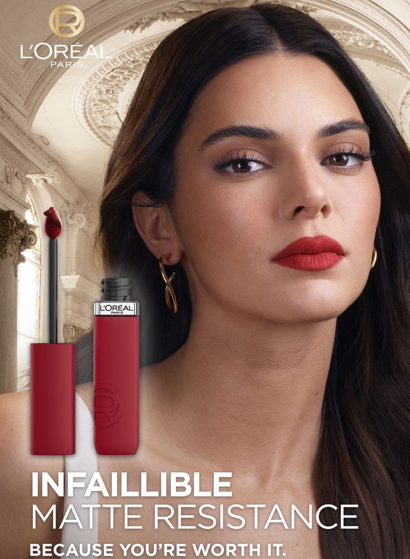 L'Oreal Paris, Infallible Le Matte Resistance Liquid Lipstick 150 Lazy Sunday