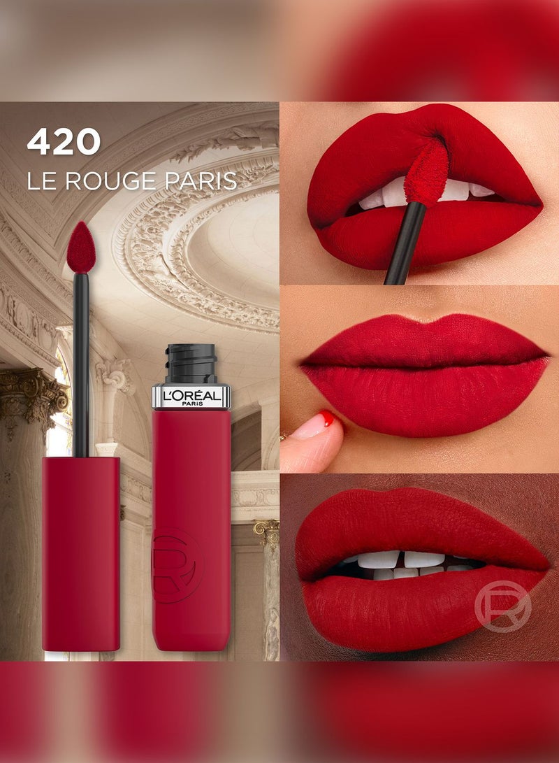 L'Oreal Paris, Infaillible Le Matte Resistance Liquid Lipstick 420 Le Rouge Paris